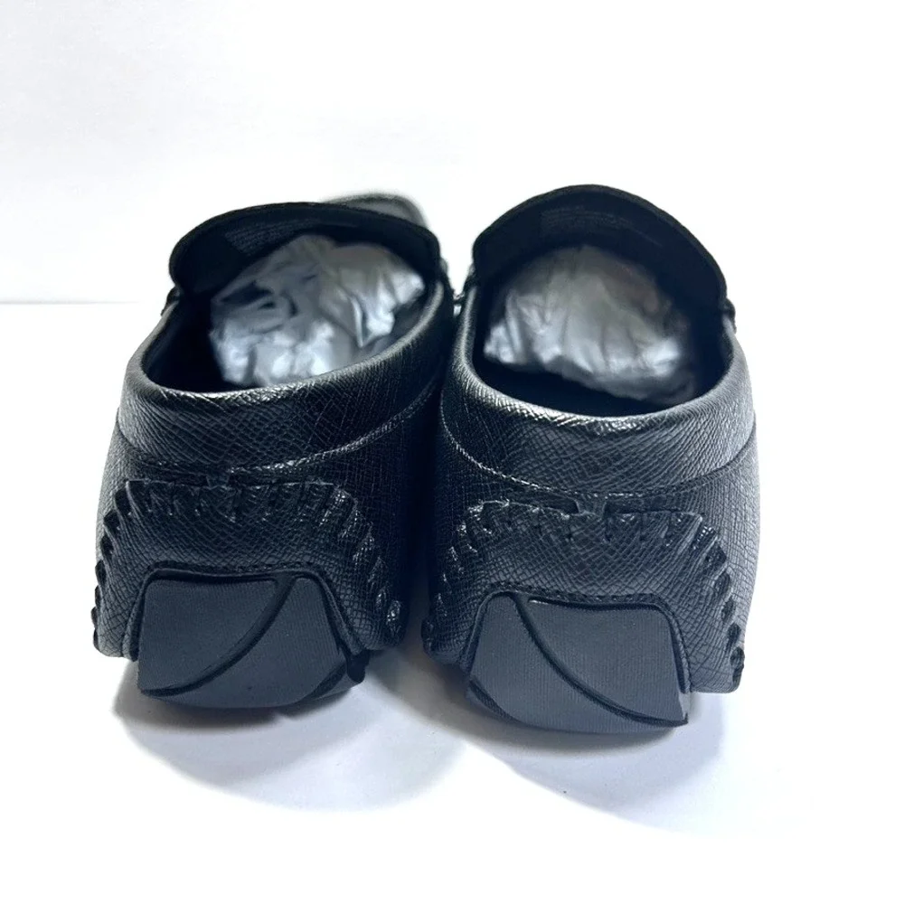 GUESS Alai Moc Toe Slip On Driving Loafers Men's Shoes Black‎ 10.5 M